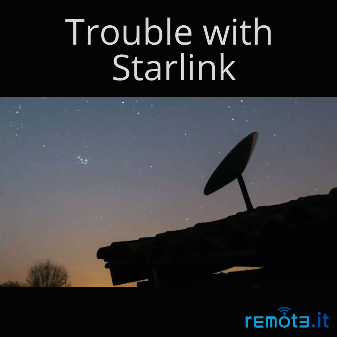 Trouble with Starlink