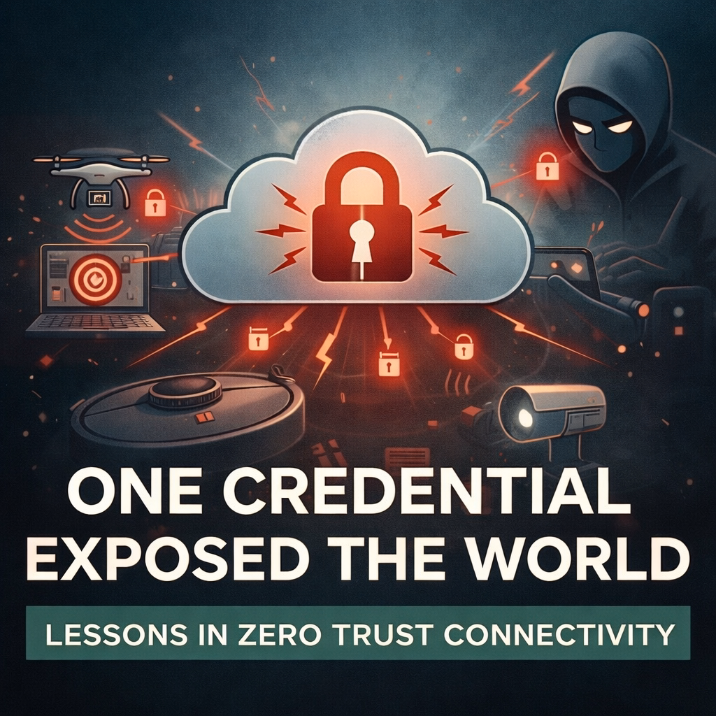 A DJI vacuum security flaw exposed how centralized cloud access can put thousands of devices at risk. This article explains what went wrong and how a zero trust, service level approach like remote.it eliminates public exposure and limits blast radius.